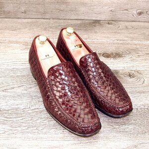 Allen Edmonds MESSINA Italian Loafer 12 B Narrow Brown * add $15 new Trees